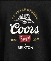 Brixton x Coors 150 Black T-Shirt