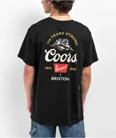 Brixton x Coors 150 Black T-Shirt