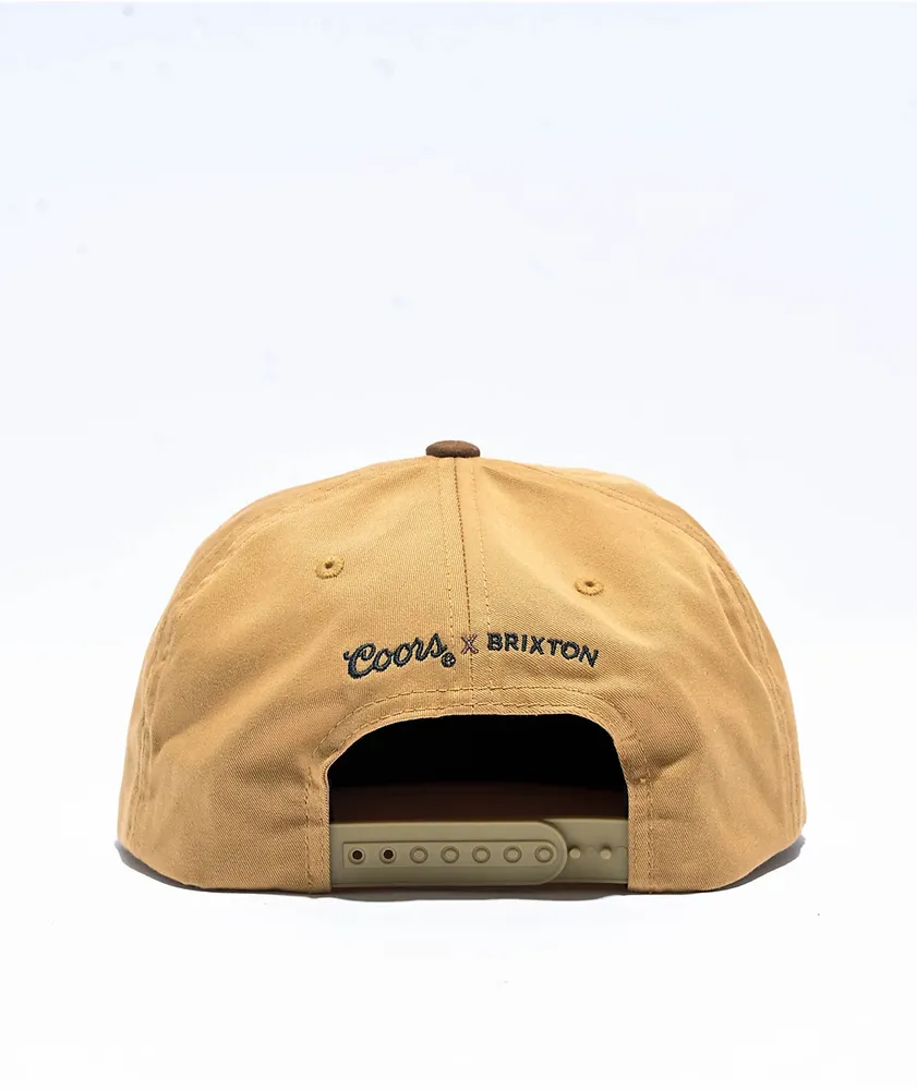 Brixton x Coors 150th Anniversary Arch Profile Canvas Brown Snapback Hat