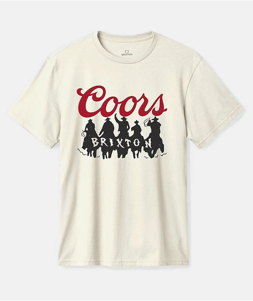 Brixton x Coors Bandit Natural T-Shirt