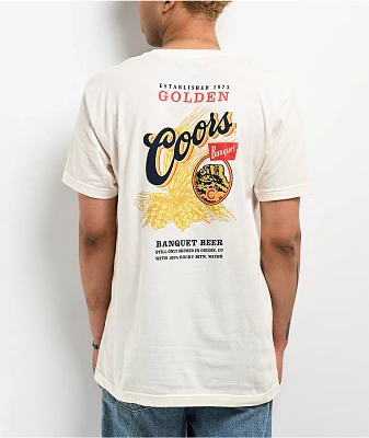 Brixton x Coors Hops Cream T-Shirt