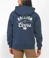 Brixton x Coors Labor Navy Hoodie