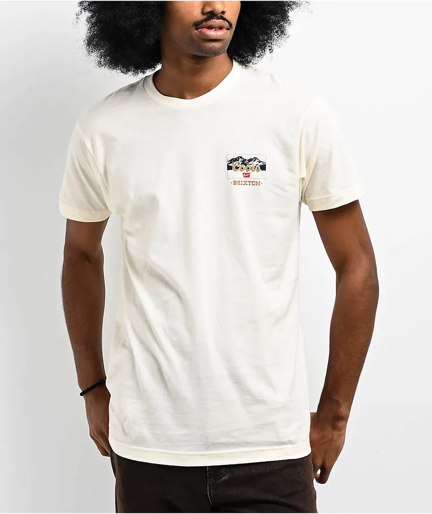 Brixton x Coors Mirror Natural T-Shirt