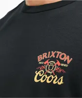 Brixton x Coors Pow Black T-Shirt