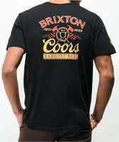 Brixton x Coors Pow Black T-Shirt