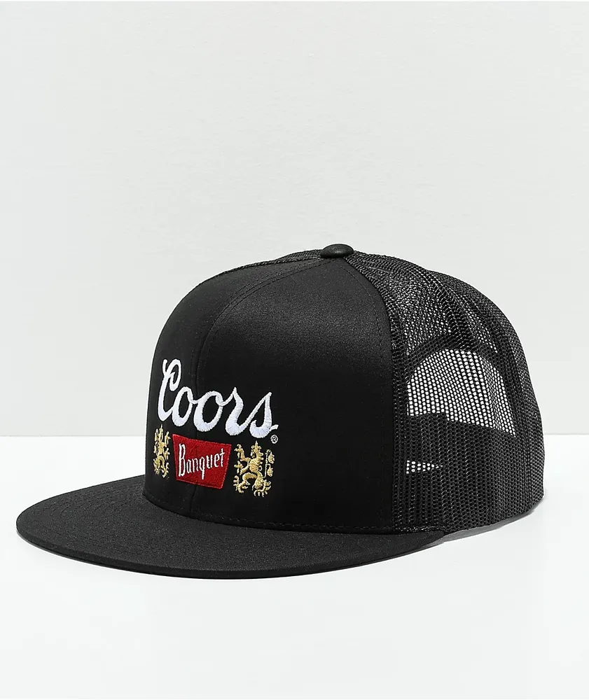Brixton x Coors Primary II Black Trucker Hat
