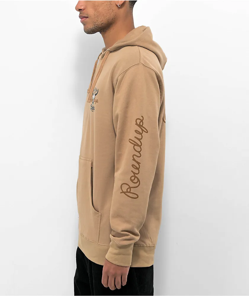 Brixton x Coors Round Up Tan Hoodie