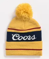 Brixton x Coors Signature Yellow Pom Beanie