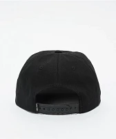 Brixton x Fender Factory Black Netplus Snapback Hat