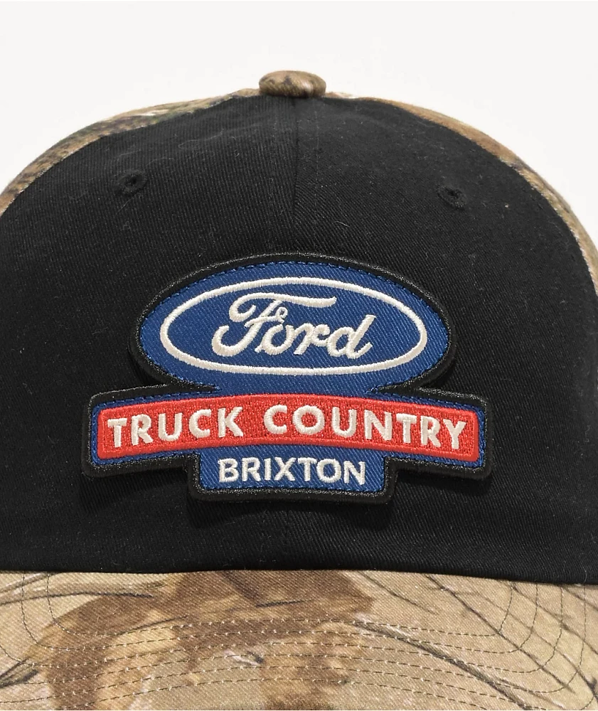 Brixton x Ford Truck Country Camo Snapback Hat