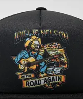 Brixton x Willie Nelson Road Again Black Trucker Hat