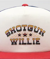 Brixton x Willie Nelson Shotgun Red, Blue & White Trucker Hat