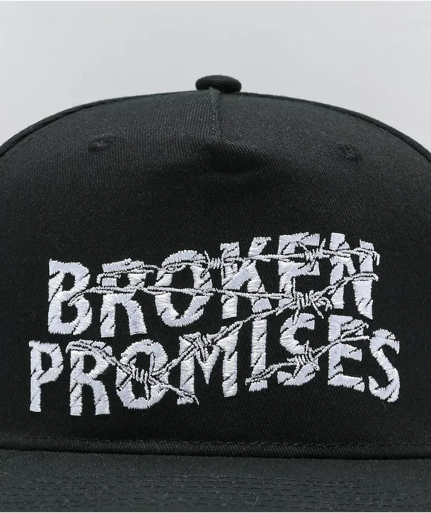 Broken Promises 2 Wired Black Snapback Hat