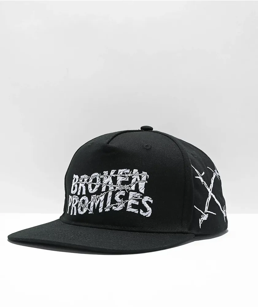 Broken Promises 2 Wired Black Snapback Hat