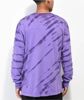 Broken Promises 2 Wired Purple Tie Dye Long Sleeve T-Shirt