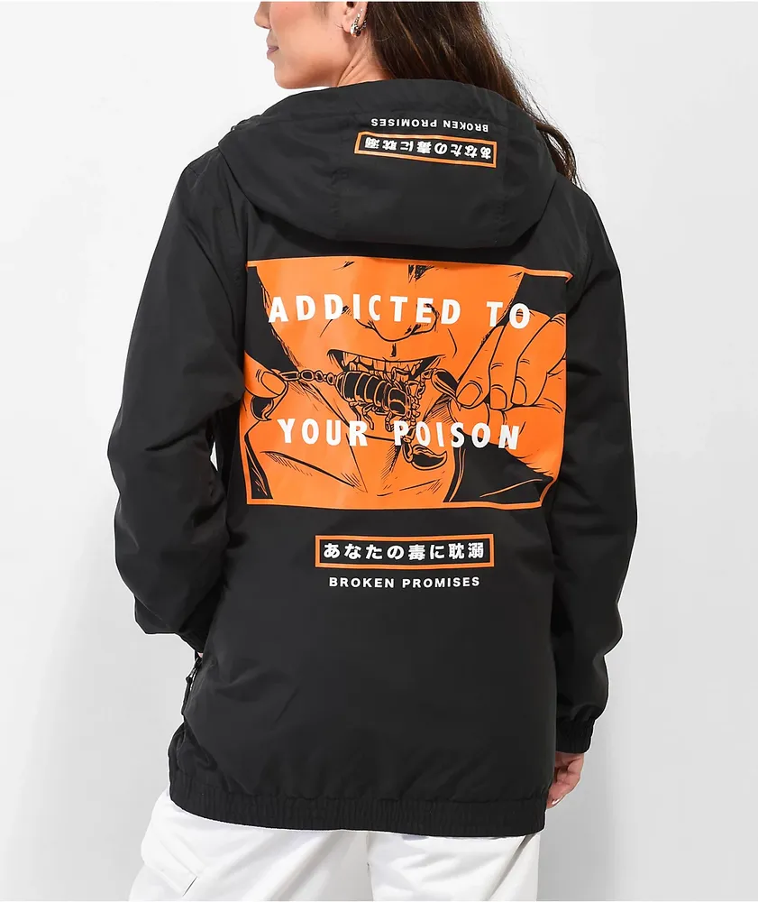 Broken Promises Addiction Black Snow Jacket