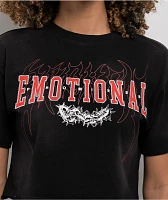 Broken Promises Afterworld Black Wash Crop T-Shirt