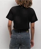 Broken Promises Afterworld Black Wash Crop T-Shirt