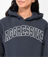 Broken Promises Aggressive Navy Hoodie