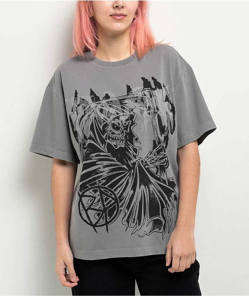 Broken Promises Agony Grey T-Shirt