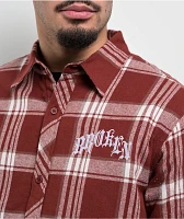 Broken Promises Antiquity Red Flannel Jacket