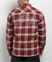 Broken Promises Antiquity Red Flannel Jacket