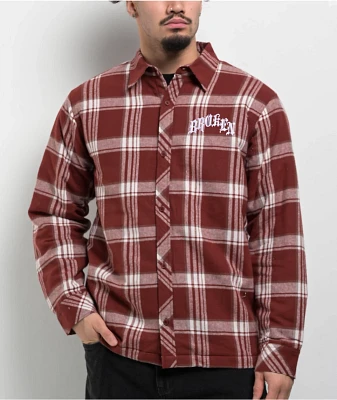 Broken Promises Antiquity Red Flannel Jacket