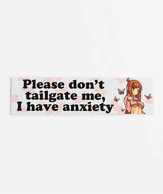 Broken Promises Anxiety Bumper Sticker