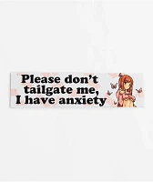 Broken Promises Anxiety Bumper Sticker