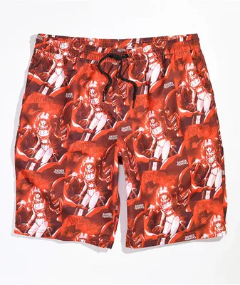 Broken Promises Anywhere But Here Red Board Shorts