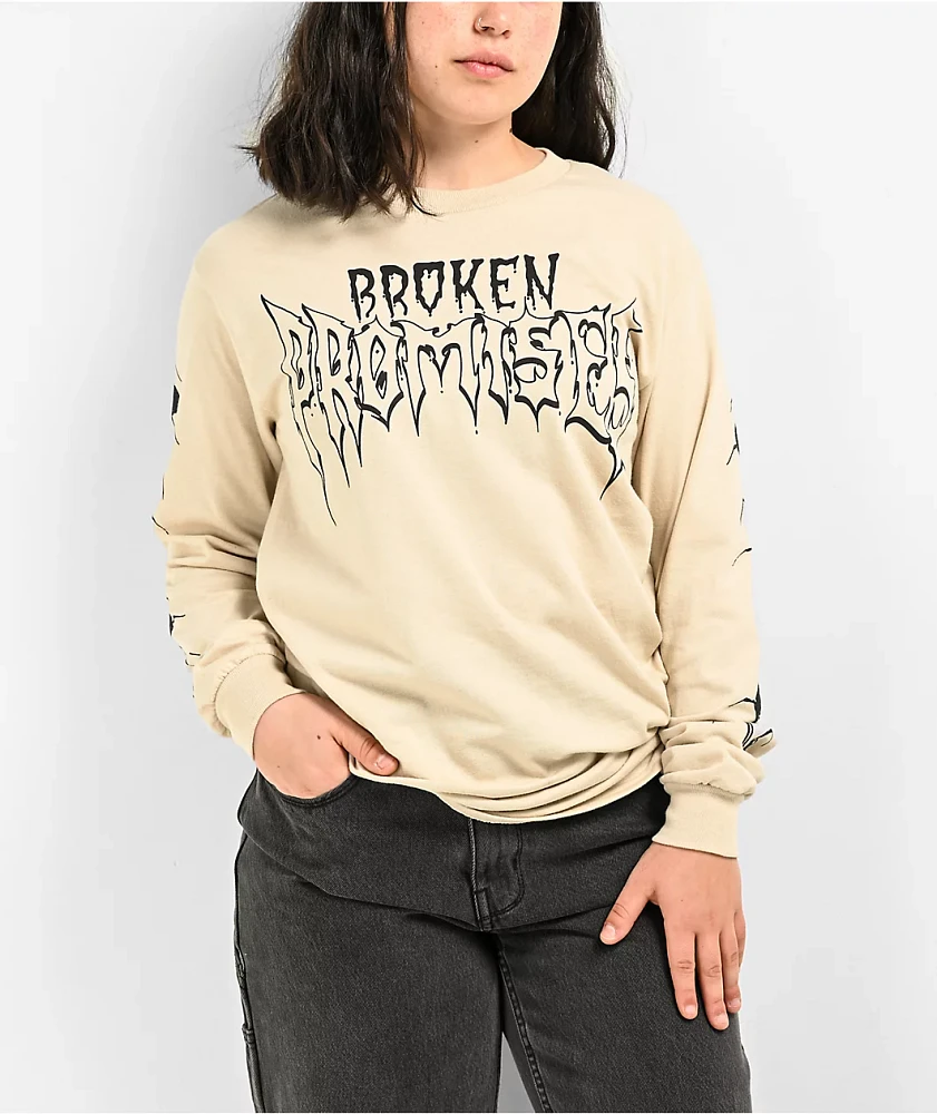 Broken Promises Arachnid Sand Long Sleeve T-Shirt