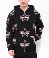 Broken Promises Astral Black Zip Hoodie