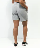 Broken Promises Batwing Grey Banded Sweat Shorts