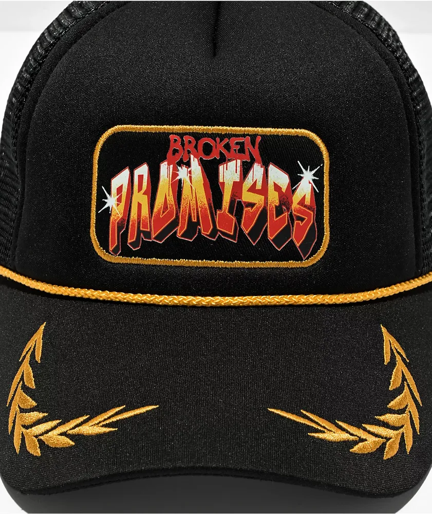 Broken Promises Blackbook Black Trucker Hat