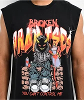 Broken Promises Book Black Tank Top