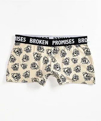 Broken Promises Brain Fog Natural Boyshort Underwear