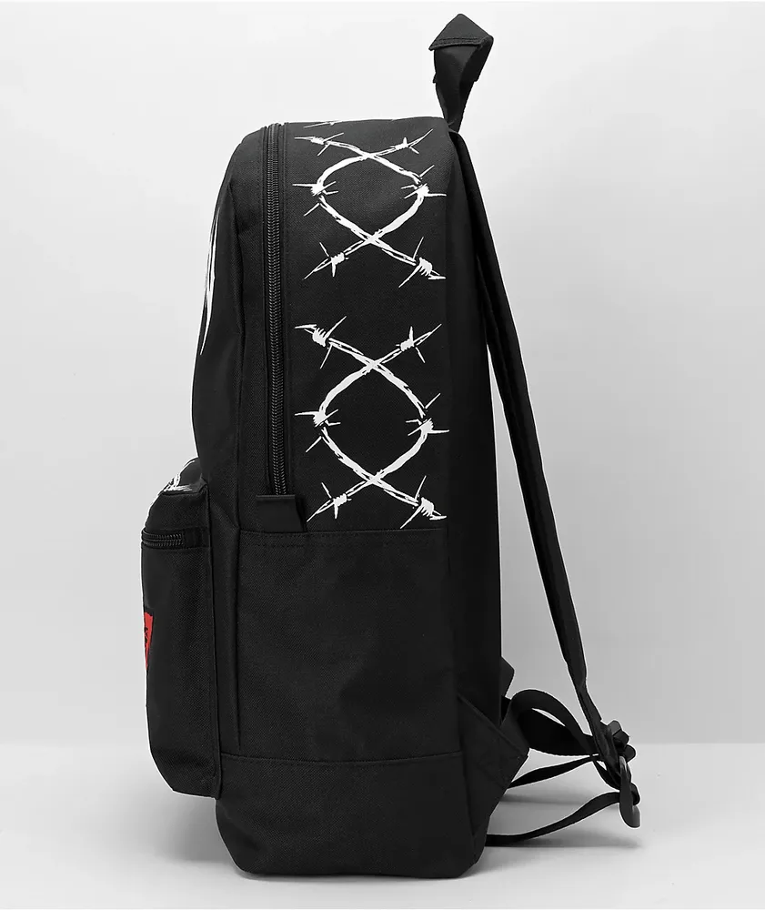 Broken Promises Breakdown Black Backpack