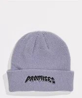 Broken Promises Call Waiting Purple Beanie