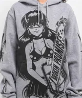 Broken Promises Chainsaw Babe Grey Hoodie