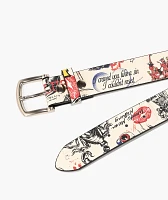 Broken Promises Chaotic Harmony Off White Belt