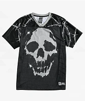 Broken Promises Chromeface Black Mesh Jersey