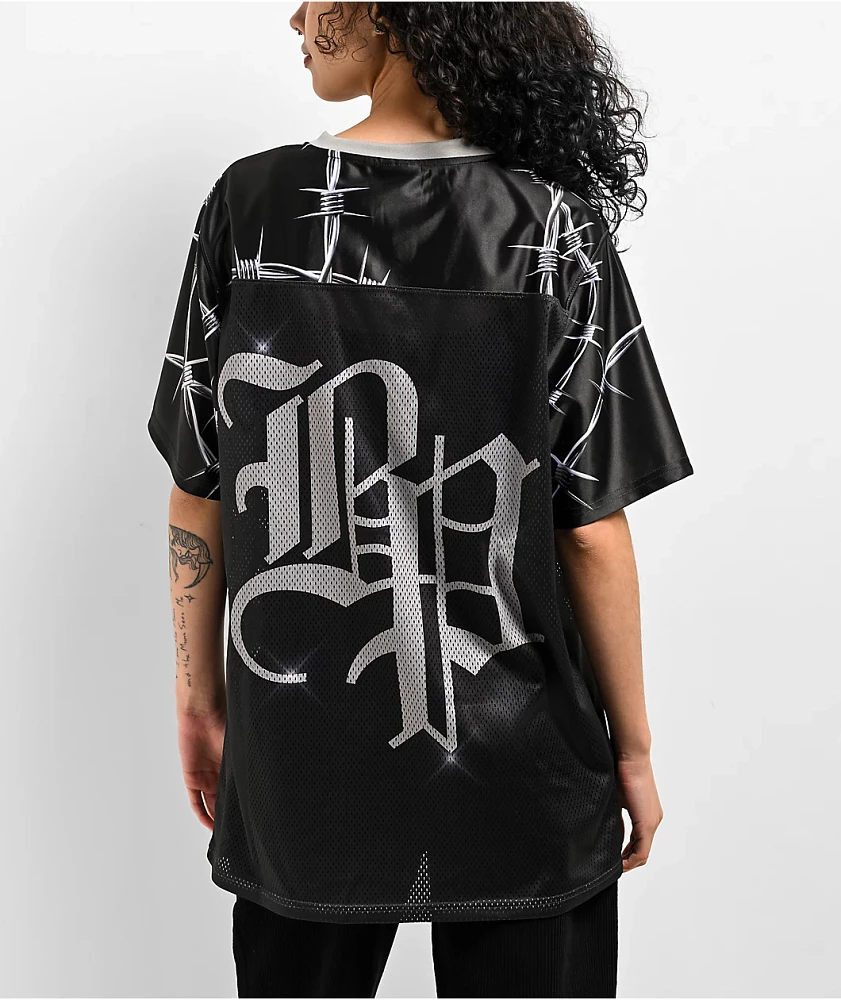 Broken Promises Chromeface Black Mesh Jersey