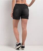 Broken Promises Chromium Black Wash Sweat Shorts