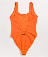 Broken Promises Could Be Different Orange One Piece Swimsuit