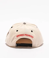Broken Promises Crave Cream & Black Snapback Hat