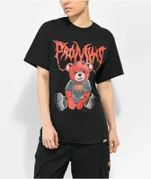 Broken Promises Damien Teddy Black T-Shirt