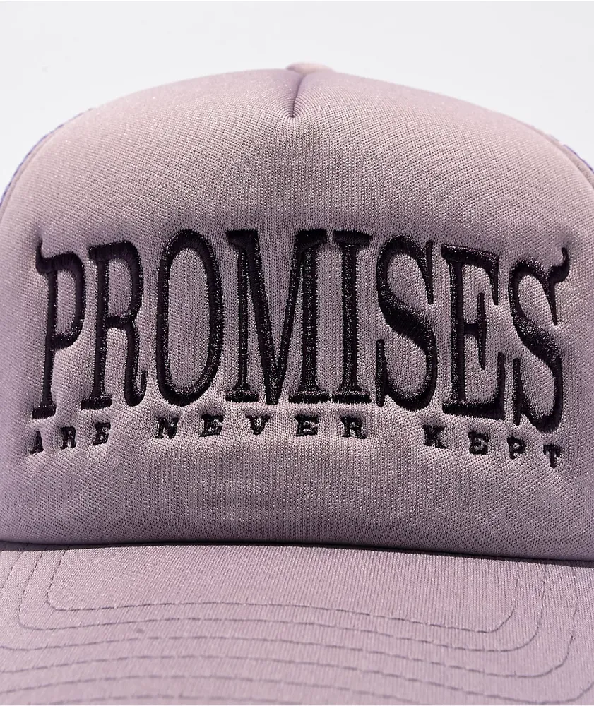 Broken Promises Deadly Sins Lavender Trucker Hat
