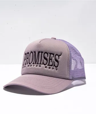Broken Promises Deadly Sins Lavender Trucker Hat