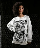 Broken Promises Deadly Stinger Cream Sweater