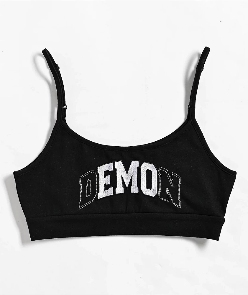 Broken Promises Demon Black Bralette